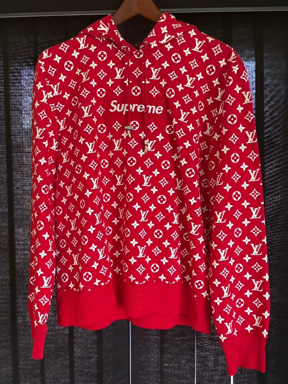 Louis Vuitton X Supreme Hoodie